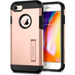 Husa Premium Spigen Tough Armor 2 Compatibila Cu iPhone 7 / 8, Gold Blush