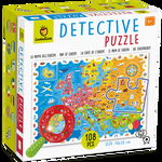 PUZZLE MICUL DETECTIV , HARTA EUROPEI, Ludattica, +5 ani, Ludattica