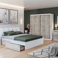 Set Mobila Dormitor Forest C14 tapitat, Mobila Laguna Set Mobila Dormitor Forest C14 tapitat, Mobila Laguna