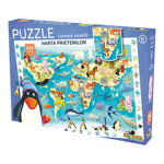 Puzzle NORIEL Lumea Vesela - Harta prietenilor NOR3072, 3 ani+, 240 piese