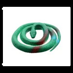 Figurina, Sarpe de jucarie, imitatie real, Verde inchis, 80 cm, Gonga® Verde/Maro