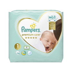 Pampers scutece nr. 1 2-5 kg 26 buc Premium Care, Pampers