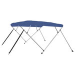 vidaXL Parasolar barcă Bimini cu 4 arcuri, antracit, 243x210x137 cm, vidaXL