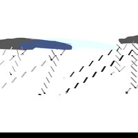 vidaXL Parasolar barcă Bimini cu 4 arcuri, antracit, 243x210x137 cm, vidaXL