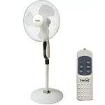 Ventilator cu telecomanda, 3 trepte de viteza, Inaltime reglabila, 40 cm, 45 W, Alb