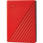 HDD extern WD My Passport 4TB, 2.5", USB 3.2 Gen1, Rosu