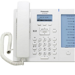 Panasonic kx-hdv230ne telefon cu fir 6 linii LCD alb telefon fix