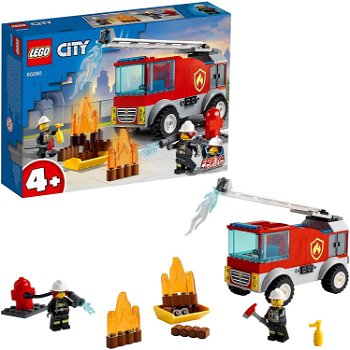 LEGO® City Fire - Camion de pompieri cu scara 60280, LEGO