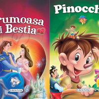 2 Povești: Frumoasa și Bestia și Pinocchio - Hardcover - *** - Girasol, 