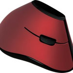 Mouse LogiLink TI020, Optic, USB, Wireless, 1200 DPI, 5 butoane, Negru-Rosu, LogiLink