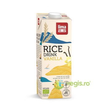 Bautura de Orez cu Vanilie fara Gluten Ecologic/Bio 1L, LIMA