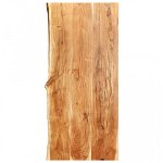 Blat lavoar de baie, 120 x 55 x 3,8 cm, lemn masiv de acacia, Casa Practica
