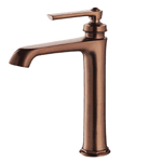 Baterie inalta lavoar Omnires Armance 26 cm Cupru Antic, Omnires