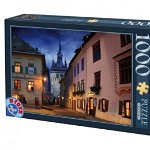 Puzzle 1000 piese - Imagini din Romania - Sighisoara - Noaptea | D-Toys, D-Toys