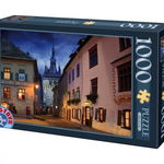 Puzzle 1000 piese - Imagini din Romania - Sighisoara - Noaptea | D-Toys, D-Toys