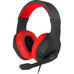 Genesis Argon Red 200 Gaming Headset with Microphone Mini Jack 3.5 Mm X2 PC, 286529