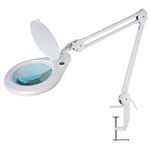 Lampa de birou cu lupa iluminare LED light Geti GDM 05, Geti