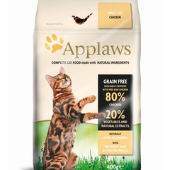 Hrana Uscată Pentru Pisici Applaws cu Aroma de Pui, 400 g Hrana Uscată Pentru Pisici Applaws cu Aroma de Pui, 400 g