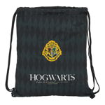 Geantă Rucsac cu Bretele Hogwarts Harry Potter M196 Negru Gri, Harry Potter