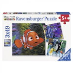 Ravensburger - Puzzle In cautarea lui Nemo, 3x49 piese