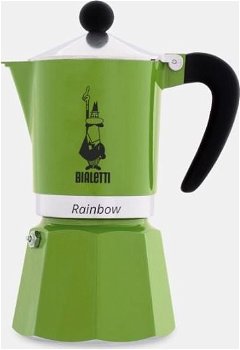 Espresor Bialetti Rainbow, 8006363018500, 150ml, 3 cesti, Verde, Bialetti
