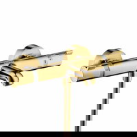 Baterie cada termostatata Hansgrohe Ecostat Comfort Auriu, 