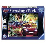 Puzzle Disney Cars, 100 piese Ravensburger RVSPC10520, Ravensburger