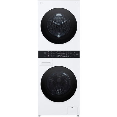 Masina de spalat rufe frontala cu uscator LG WashTower WT1210WWF, 12/10 kg, 1400 rpm, Clasa A/C, Wi-Fi, alb