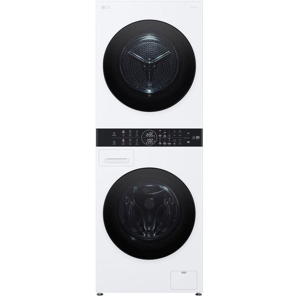 Masina de spalat rufe frontala cu uscator LG WashTower WT1210WWF, 12/10 kg, 1400 rpm, Clasa A/C, Wi-Fi, alb
