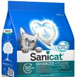 SANICAT Nisip igienic pentru pisici Advanced Hygiene, diatomit, Sanicat