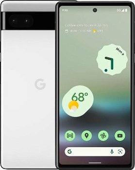 Telefon mobil Google Pixel 6a, 5G, 128GB, 6GB RAM, Dual-SIM, Chalk, Google