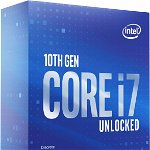 Procesor Intel® Core™ i7-10700KF Comet Lake, 3.8GHz, 16MB, fara grafica integrata, Socket 1200