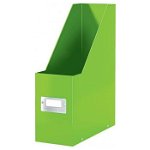 Suport vertical LEITZ WOW Click & Store, pentru documente, carton laminat, A4, verde, Leitz