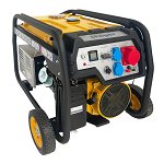 Generator Curent Electric, Stager FD 10000E3R Automatic Generator open-frame 8.5kW , Trifazat, Tehnologie AVR, Benzina, Pornire electrica, Stager