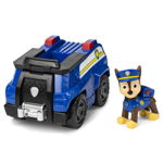 Set figurina cu vehicul Paw Patrol - Chase, Patrol Cruiser