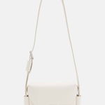 AllSaints poseta de piele FRANKIE CROSSBODY culoarea alb, WB572X, AllSaints