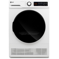 Uscator de Rufe Higeea  9dcb 9Kg Clasa B 15 Programe  Antisifonare Calcare Usoara Selectare Nivel Uscare  Amanare Pornire Alb, LDK