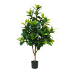 Planta artificiala, Ficus cu ghiveci, D4279, 130cm, verde, 