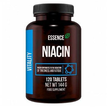 Vitamina B3 niacina, 120 tablete, Essence, Essence