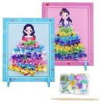 Set creativ si educativ Broderie pe rochia printesei brunete, Krista