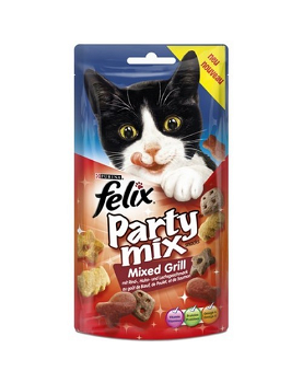 Recompense pentru pisici, Felix Party Mix, Original Mix, 60g