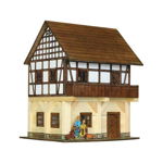 Set constructie arhitectura Granar cu grinzi, 115 piese din lemn, Walachia, Walachia