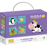 Duo Puzzle - Hrana animalelor (2 piese)