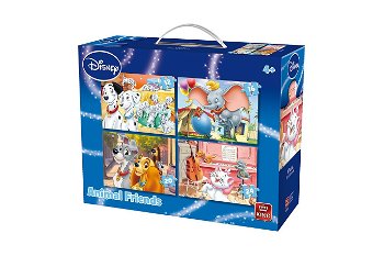 Puzzle King - Animal Friends Disney, 12/16/20/24 piese (05506), King