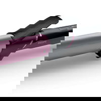 Ondulator  BHB868/00 - LCD - Placi ceramice infuzie cheratina - 200°C - Incalzire in 60 sec - Bara 32mm - Tehnologie SplitStop - Oprire automata - Negru, Philips