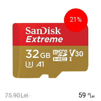 SANDISK Card Memorie MicroSDXC Extreme 32GB, SANDISK