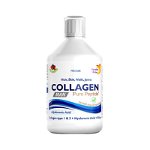 Colagen pentru barbati Hidrolizat Tip 1 si 3 10000 mg + Acid Hialuronic + Vitamina E + Cupru + Siliciu + Vitamine, 500 ml, SWEDISH NUTRA