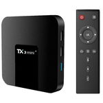 Mini PC Tv Box Techstar® TX3 Mini+, Procesor Quad Core Amlogic S905X2, Android 11, UHD 4K, 4GB RAM, 64GB ROM, WiFi DualBand, Telecomanda, 