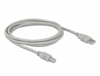 82215, USB cable - USB to USB Type B - 1.8 m, DELOCK