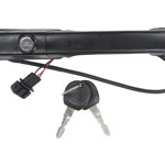 Maner usa Fata Dreapta cu cheie, exterior, fara inchidere centralizata, cu cheie, cu incuietoare, cu cablu cabluri, negru potrivit VW PASSAT B3 B4 1.6-2.9 1988-1997, Blic